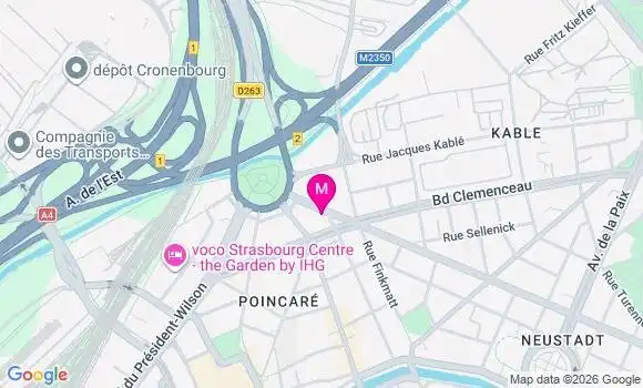 Localisation Mtre Thomann Juliette