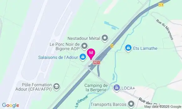 Localisation Mtre Terquem Adoue Xavier