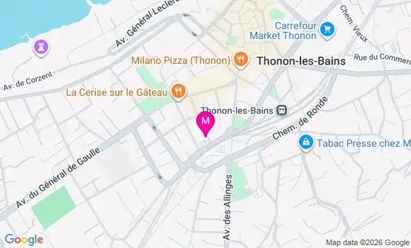 Localisation Mtre Baud Camille