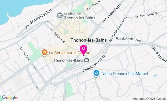Localisation Mtre Duret Aline