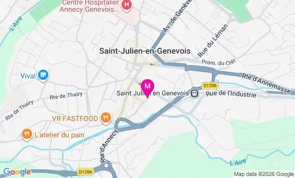 Localisation Mtre Elek Brigitte