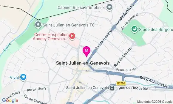 Localisation Mtre Huellou Blanc Annick