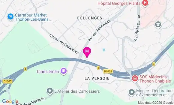 Localisation Mtre Labeviere Claire