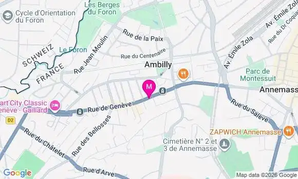 Localisation Mtre Molliet Favre Amandine