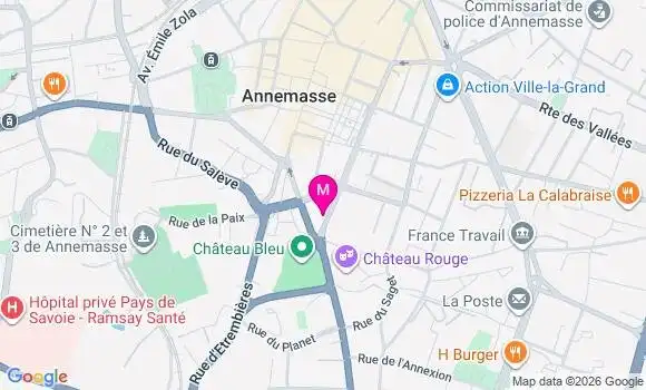 Localisation Mtre Pescheux Anne Sophie