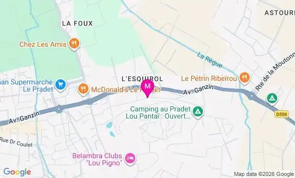 Localisation Mtre Balmitgere Océane