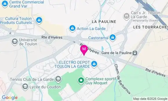 Localisation Mtre Comyn Emilie