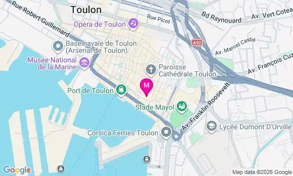Localisation Mtre Fatovich Royer De Vericourt Ariane
