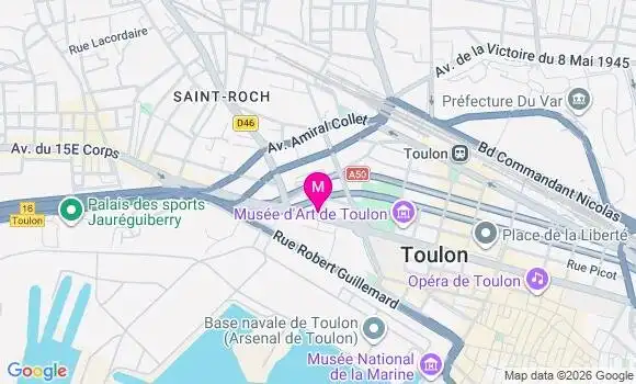 Localisation Mtre Ferroni Tony