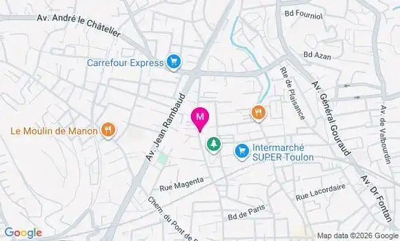 Localisation Mtre Troillet Maurane