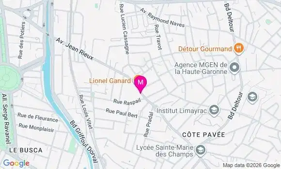 Localisation Mtre Bordier Sophie