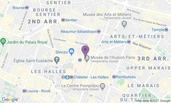 Localisation Mtre Grandin Bénédicte