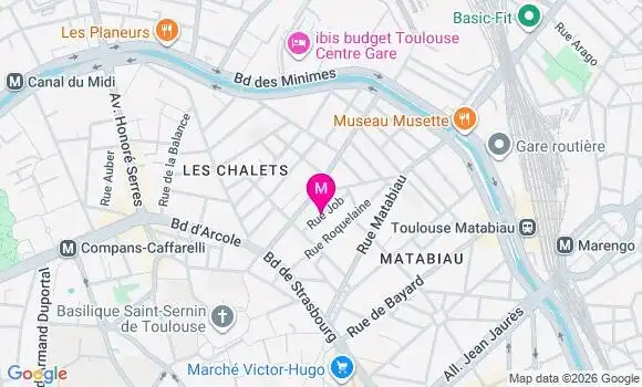 Localisation Mtre Brindeau Joachim