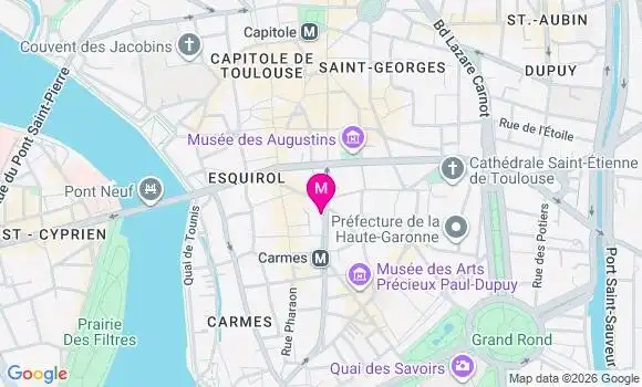 Localisation Mtre Castanet Laurie