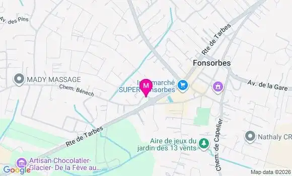 Localisation Mtre Chauliac Fabrice
