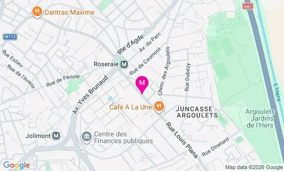 Localisation Mtre Clamens Camille