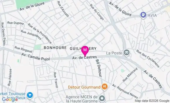 Localisation Mtre Coustols Manon