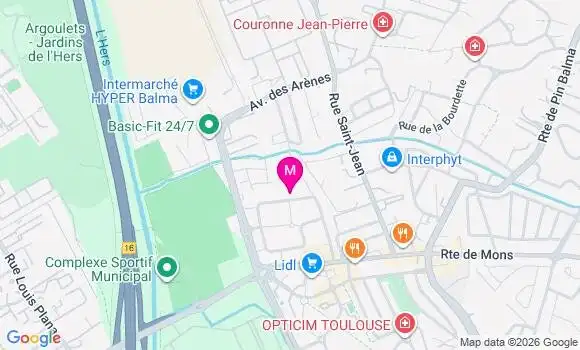 Localisation Mtre Darbin Lange Fabienne