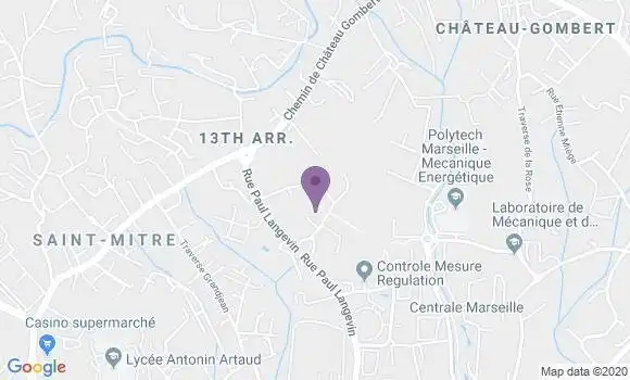 Localisation Mtre Chaze Laurence