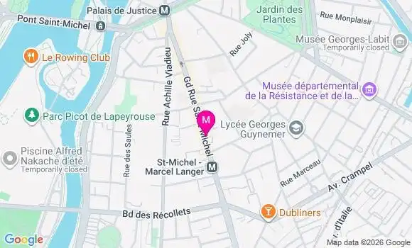 Localisation Mtre Fossat Magali