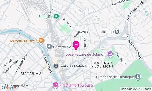 Localisation Mtre Lafforgue Laurence