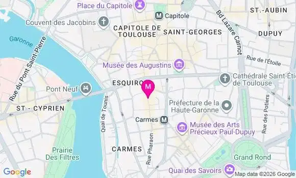 Localisation Mtre Lami Aubin