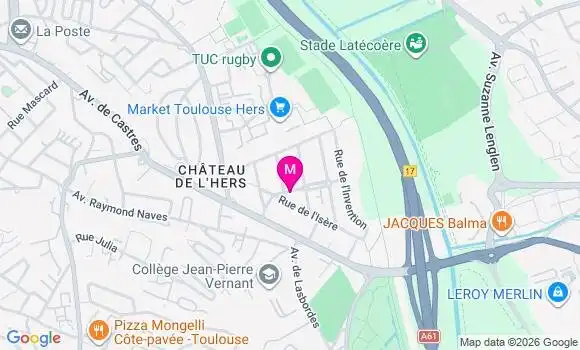 Localisation Mtre Lapergue Anthony