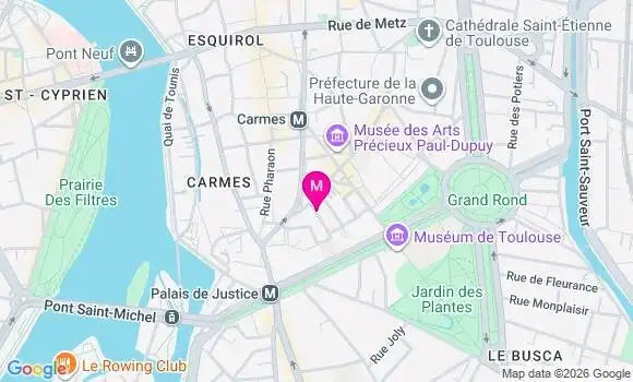 Localisation Mtre Lauvergne Jeanne