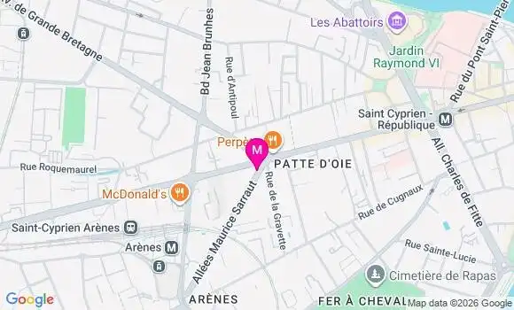 Localisation Mtre Lelouvier Aude