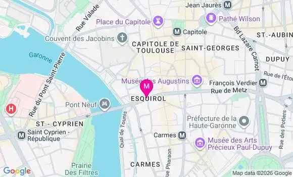 Localisation Mtre Mazeas Alexandre