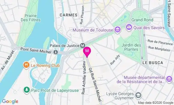 Localisation Mtre Mili Lisa