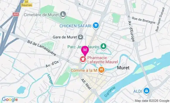 Localisation Mtre Mourgues Steven