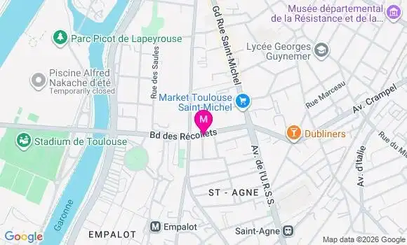 Localisation Mtre Ournac Camille