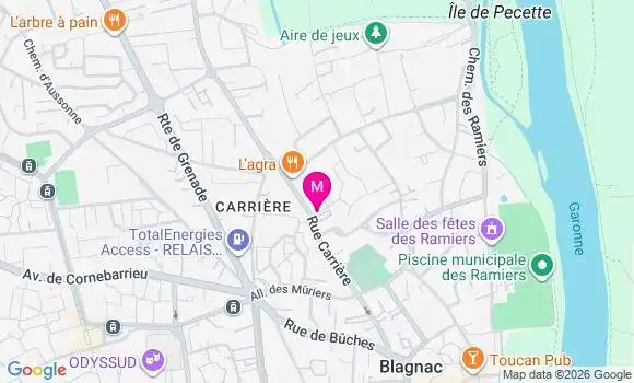 Localisation Mtre Rafel Isabelle