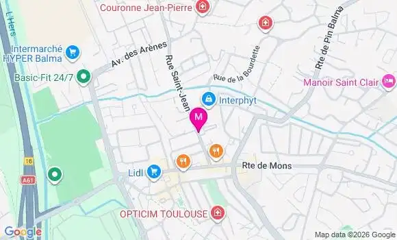 Localisation Mtre Saint Aroman Hélène