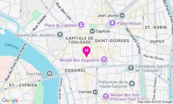 Localisation Mtre Toulouse Mélodie