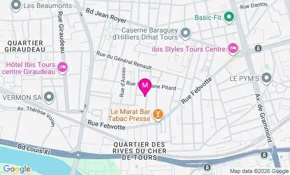 Localisation Mtre Bariteau Benoît