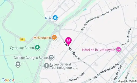 Localisation Mtre Bujeau Emmanuel