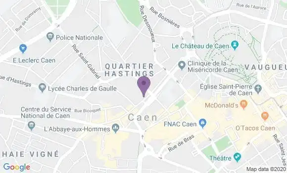 Localisation Mtre Minot Ophélie