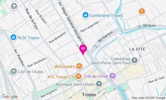 Localisation Mtre Betzler Aude