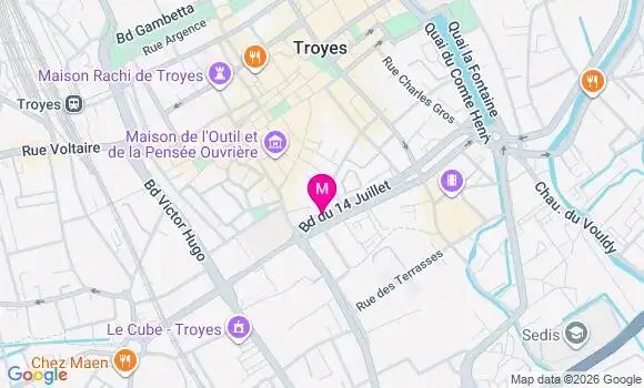Localisation Mtre Hervieux Clement