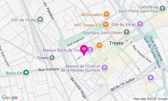 Localisation Mtre Honnet Xavier