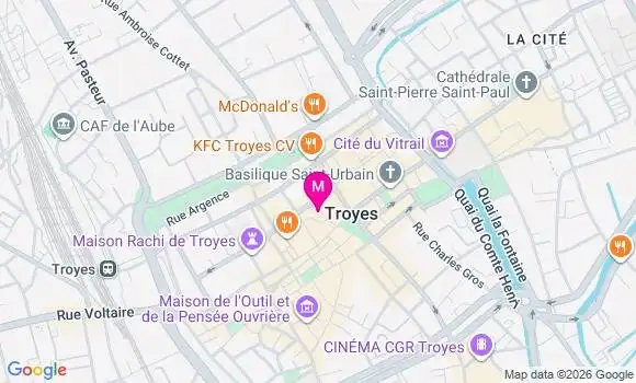 Localisation Mtre Milandre Céline