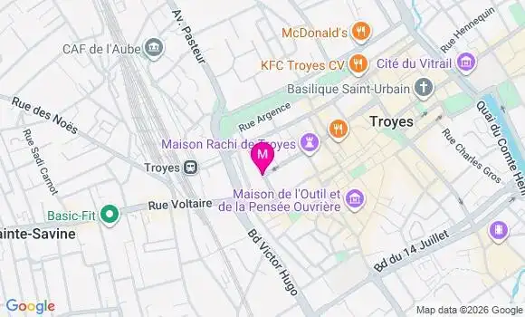 Localisation Mtre Zanchi Virginie