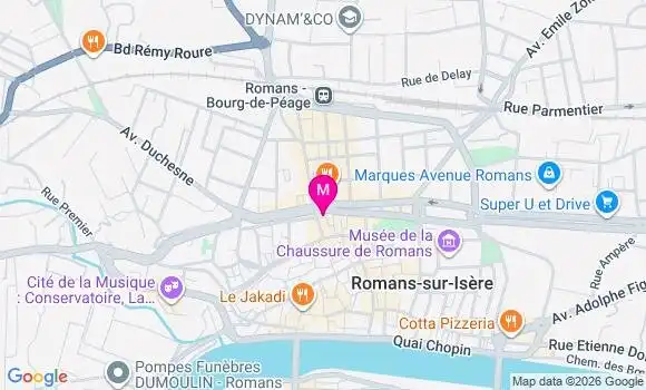 Localisation Mtre Blandin Elise