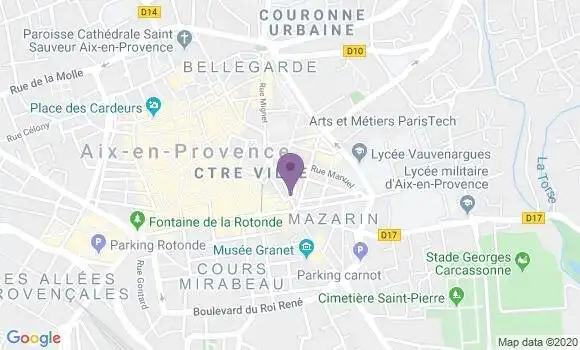 Localisation Mtre Hubert Claudie
