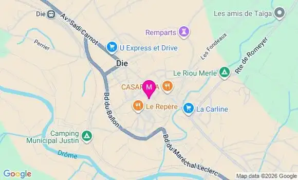 Localisation Mtre Chaudouet Sibylle