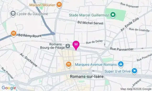 Localisation Mtre Guicherd Sophie
