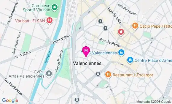 Localisation Mtre Vallez Julie