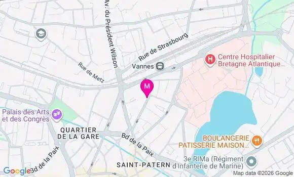 Localisation Mtre Touraine Bahia